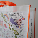 Hello Kitty Hawaii Map Exclusive Waterproof Shopping Bag