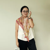 Pearl Tulip Silk Scarf