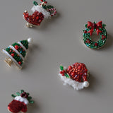 Handmade Christmas Brooch