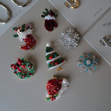 Handmade Christmas Brooch