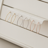 Oval Dainty Hoop